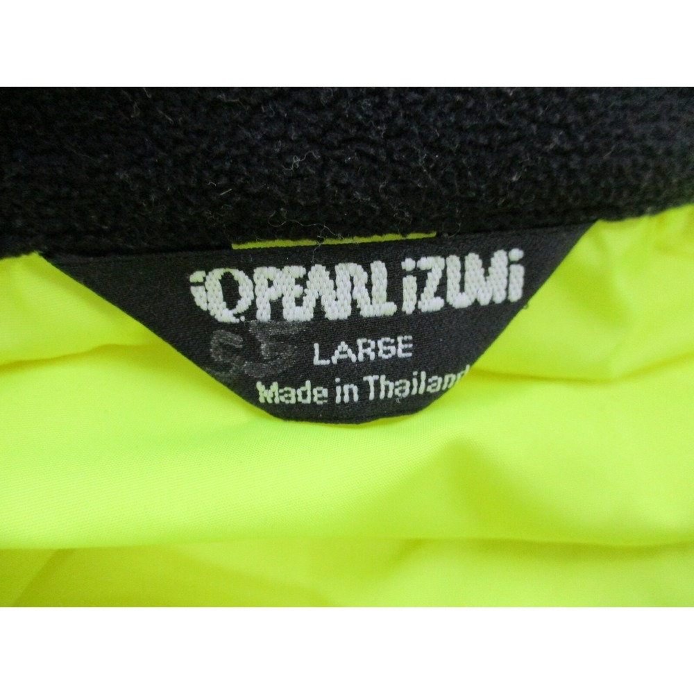 Pearl Izami Screaming Yellow Cycling shell Jacket - size Large - Picture 6 of 6
